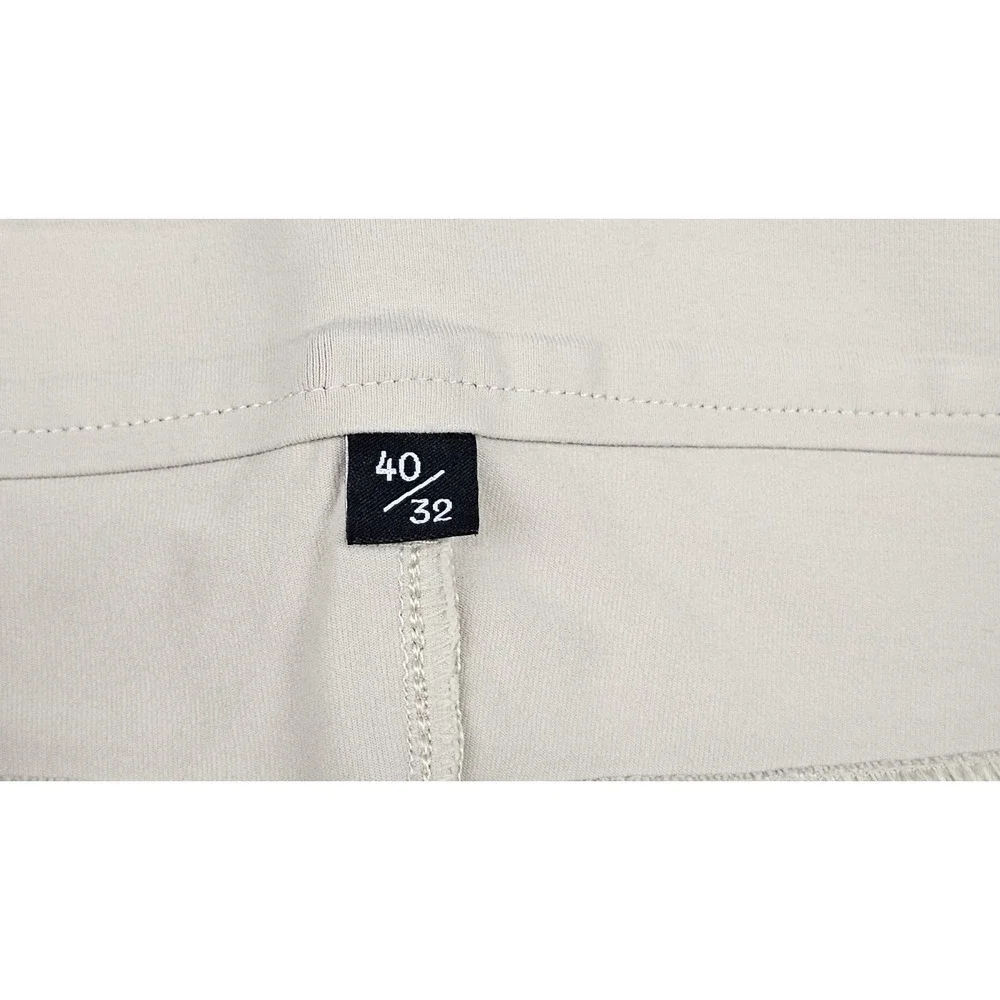 Public Rec Dealmaker Pants Mens 40x32 Beige Performance Stretch Golf Chino